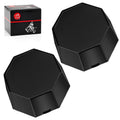 Set of 2 Black Center Wheel Hub Caps for Polaris Sportsman 570 SP (2015–2016)