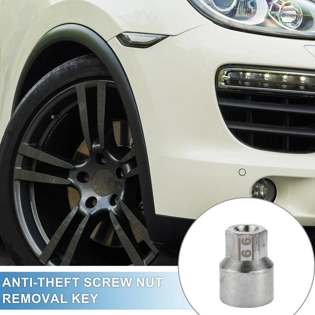 Wheel Lock Lugnut Removal Key Socket for Porsche (9/10")
