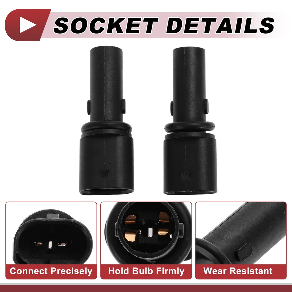 2 Pcs Parking Light Socket for BMW 3 Series E46 (1997–2006) No. 8380205