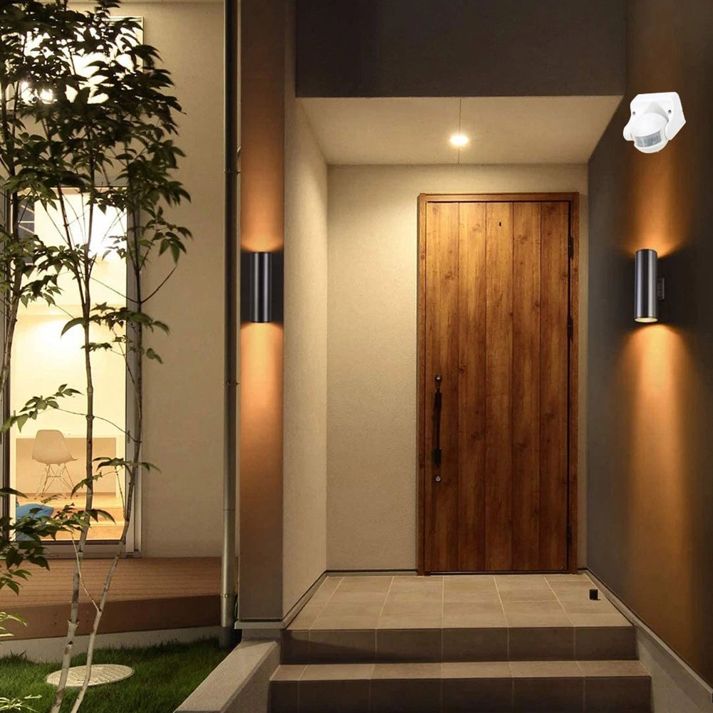 Waterproof PIR Motion Sensor for Outdoor Use - Adjustable Range