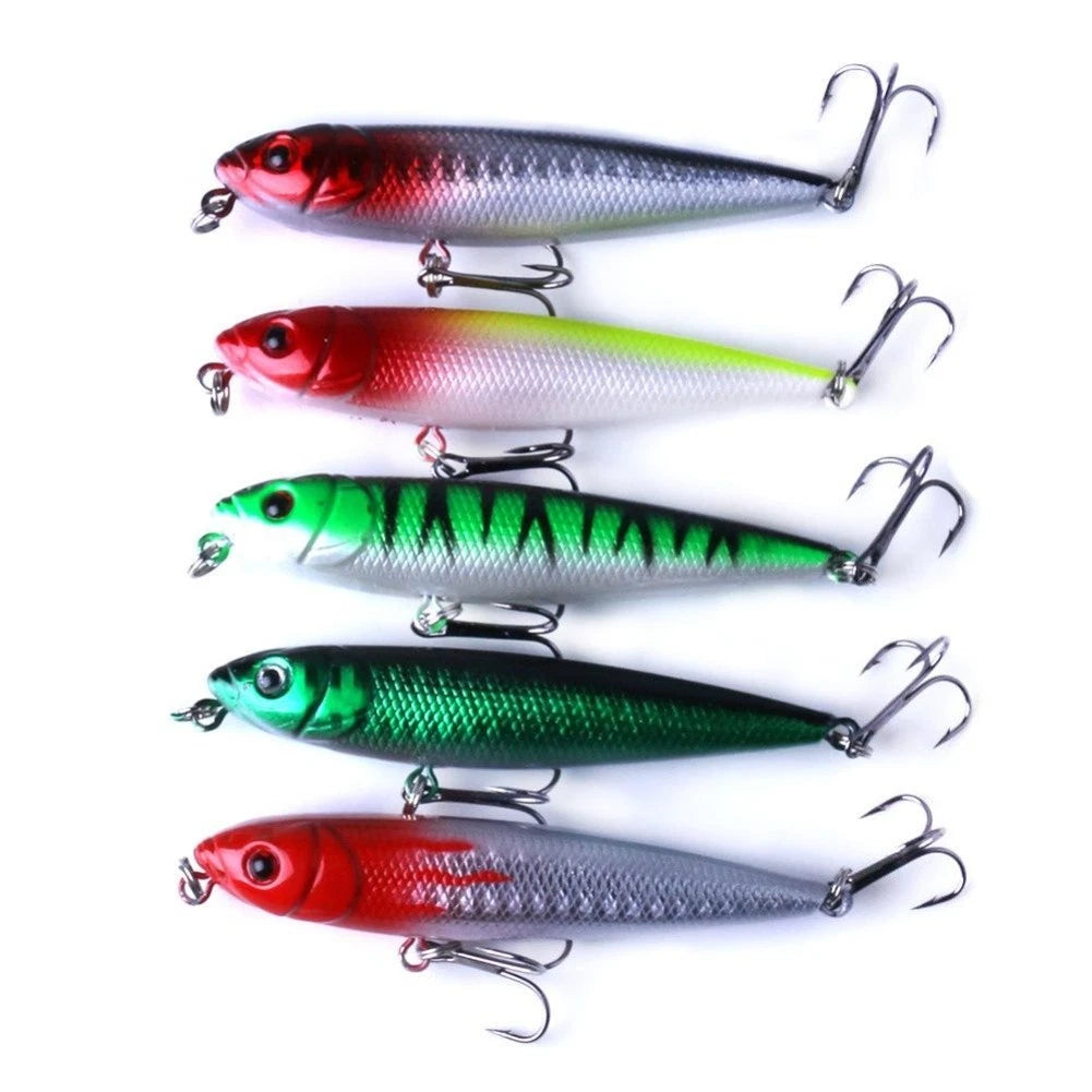 Lure Kit for Bass and Pikeperch (Weighted Chamber, Ultra Realistic Eyes)