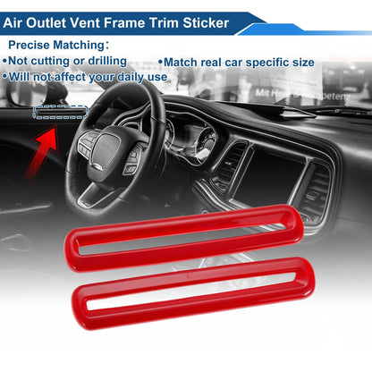 Air Condition Outlet Vent Trim Cover Frame for Dodge Challenger (2015–2023)