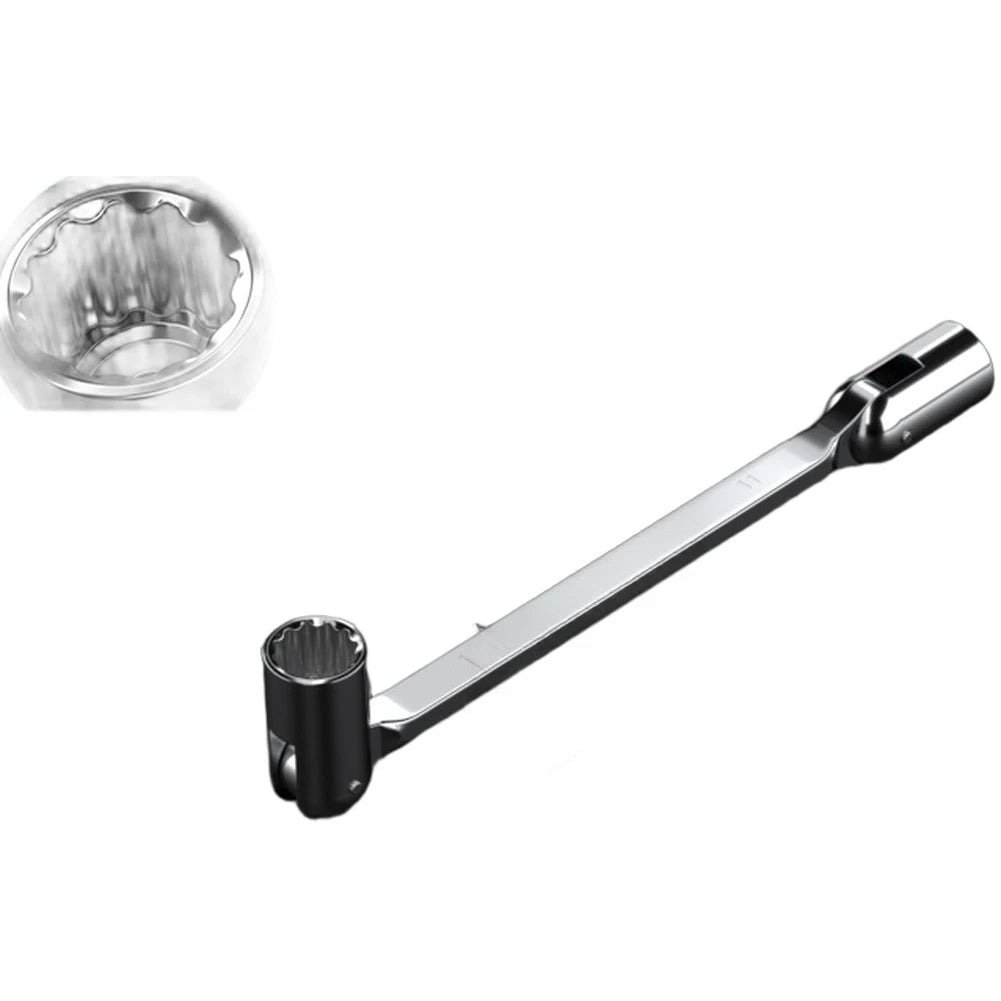 Double Head Socket Wrench for Chrome Vanadium Steel (12 Point)