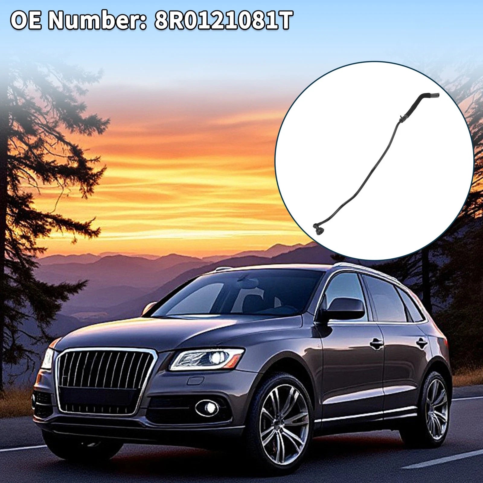 Radiator Hose Coolant Pipe Replacement for Audi Q5 2.0T (2011–2012)