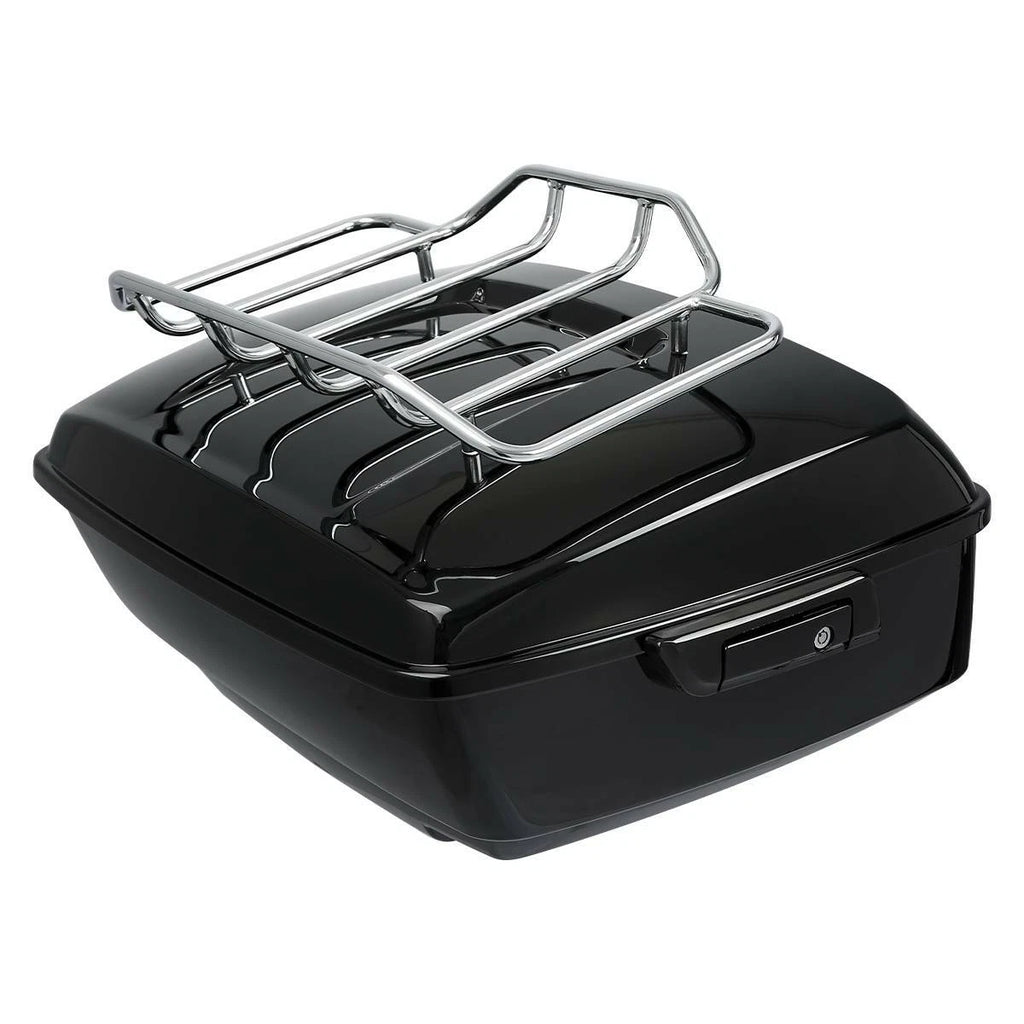 Trunk Backrest Luggage Rack for Harley Electra Glide (2009–2013) Black