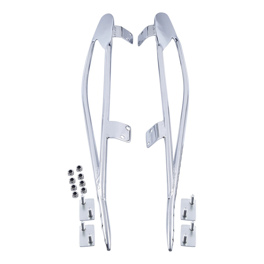 Chrome Saddlebag Protector Rails for Indian Chieftain Roadmaster (2014–2023)