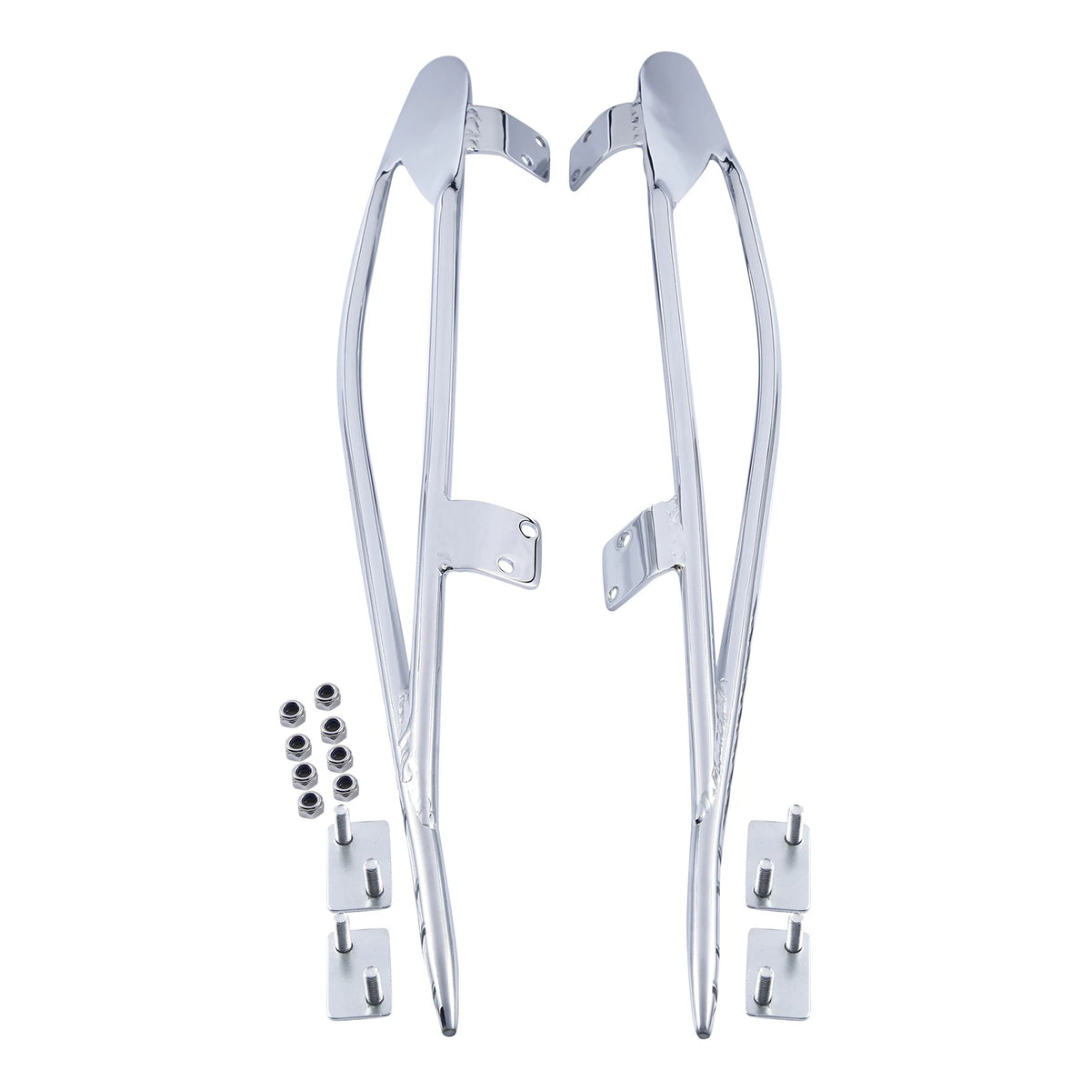 Chrome Saddlebag Protector Rails for Indian Chieftain Roadmaster (2014–2023)