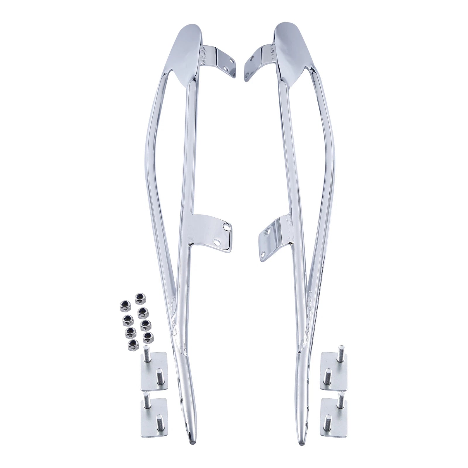 Chrome Saddlebag Protector Rails for Indian Chieftain Roadmaster (2014–2023)