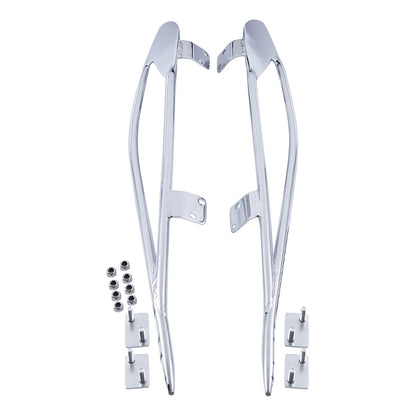 Chrome Saddlebag Protector Rails for Indian Chieftain Roadmaster (2014–2023)