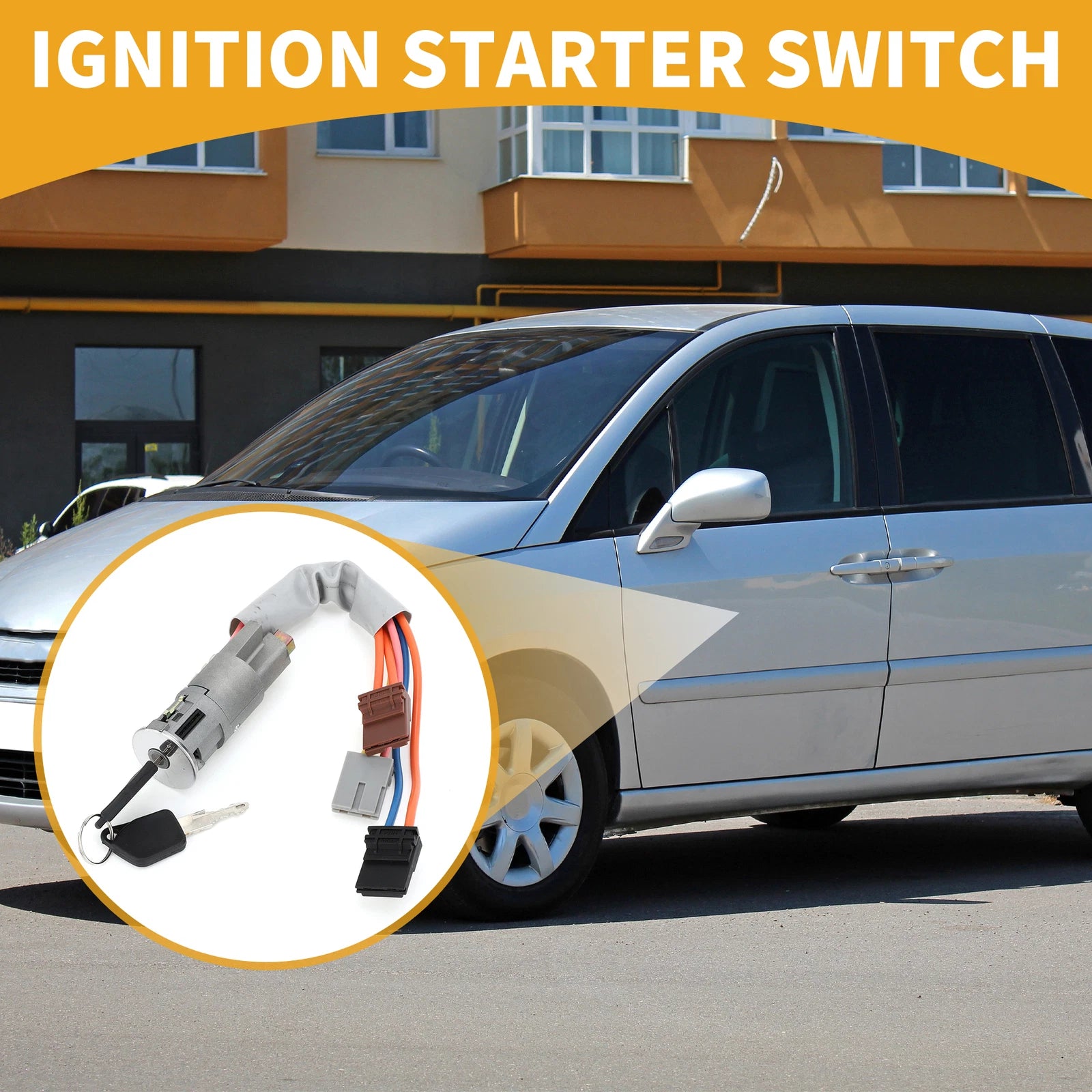 Ignition Starter Switch for Peugeot 106 (1991–2003) No.416292