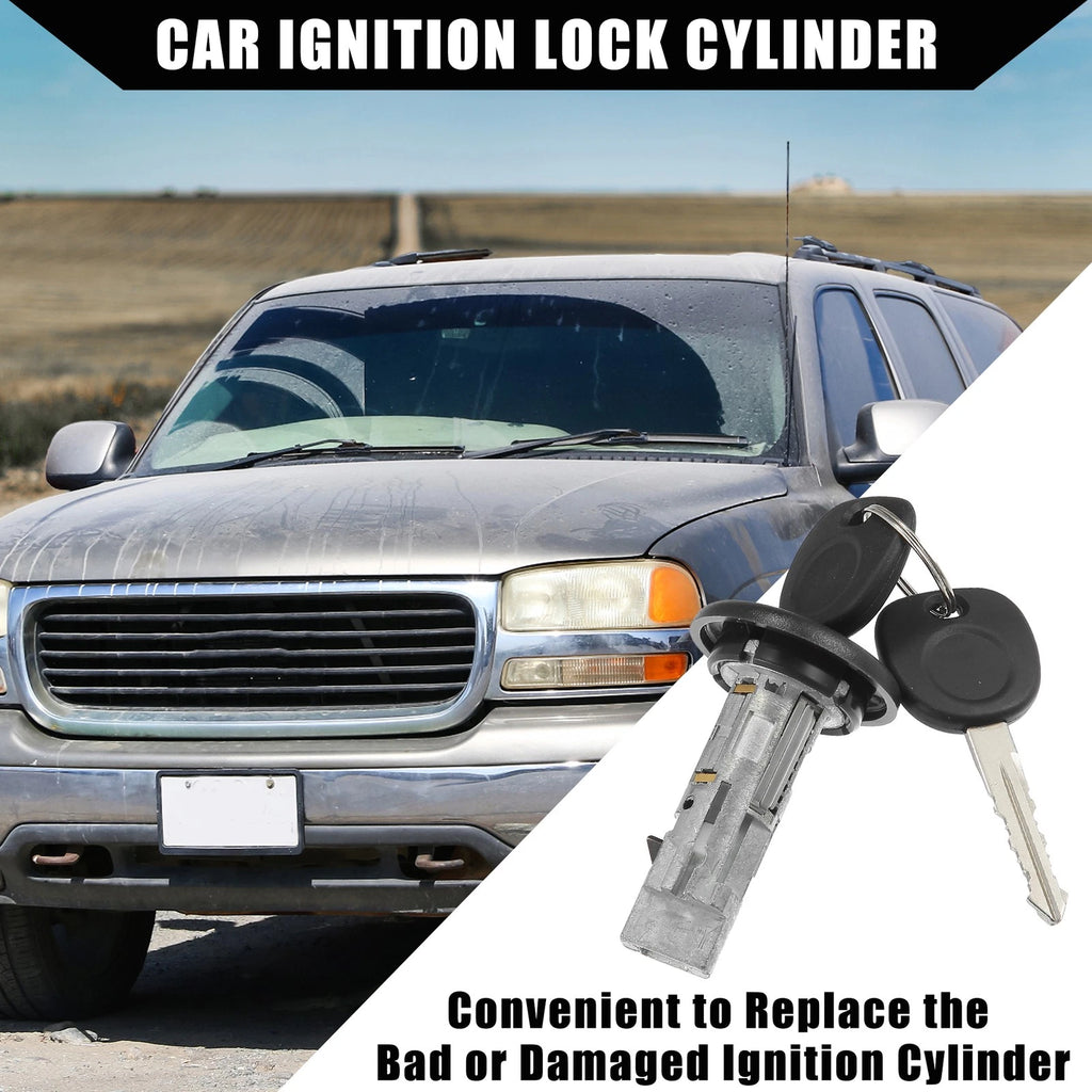 Ignition Lock Switch Cylinder Replacement for GMC Yukon Sierra Silverado (2010–2020)