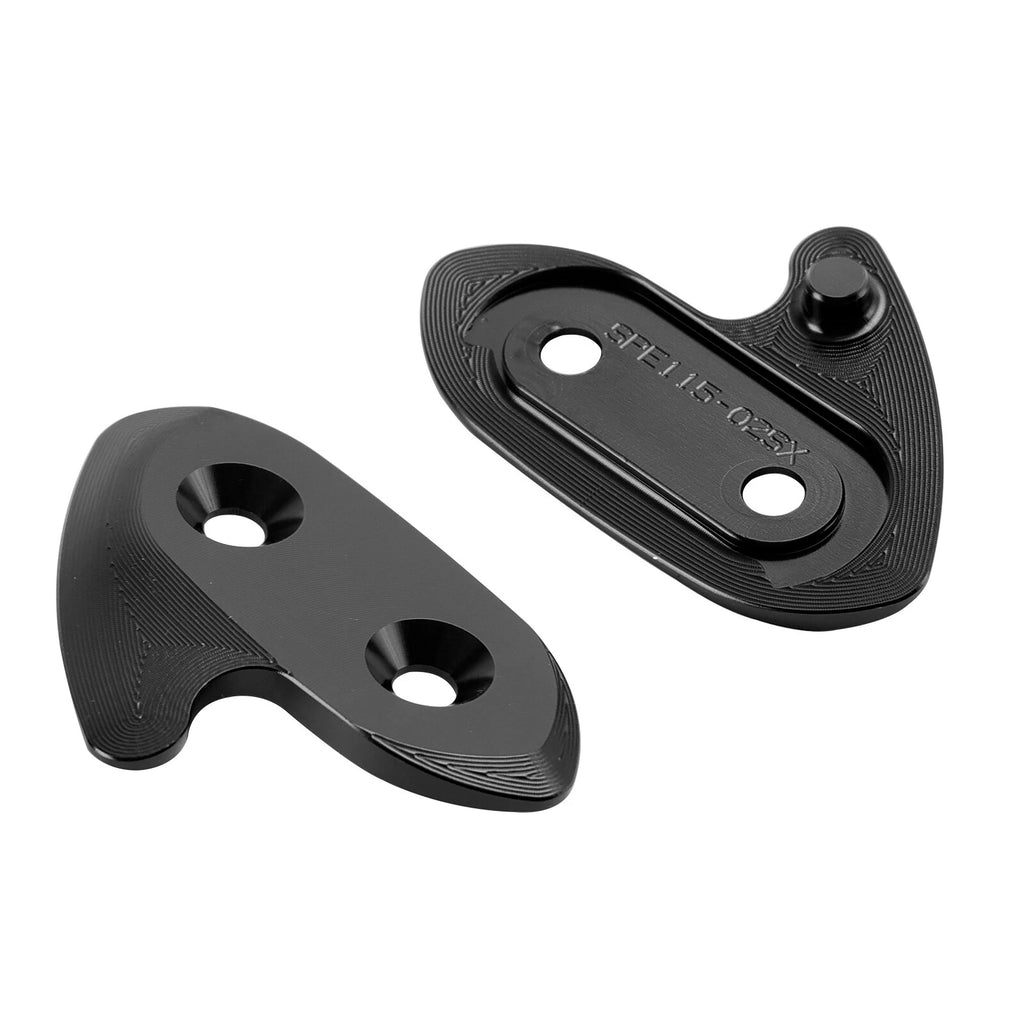 CNC Aluminum Black Mirror Block Off Plates for Yamaha R1/R1M/R1S (2015–2019)