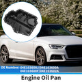 Engine Oil Pan Replacement for Audi A3 (2013–2020) Aluminum Black