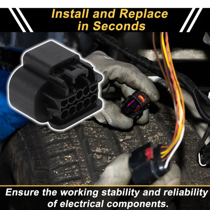 Set of 10 Pins Connector Plug for Buick (No. 15326842)