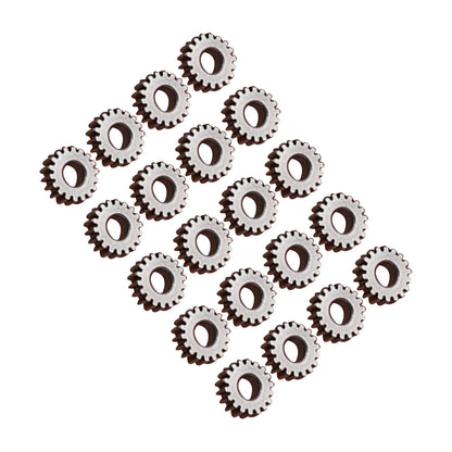20PCS Steel Gear for Small Motor (0.3 Modulus, Hole 2.55MM)