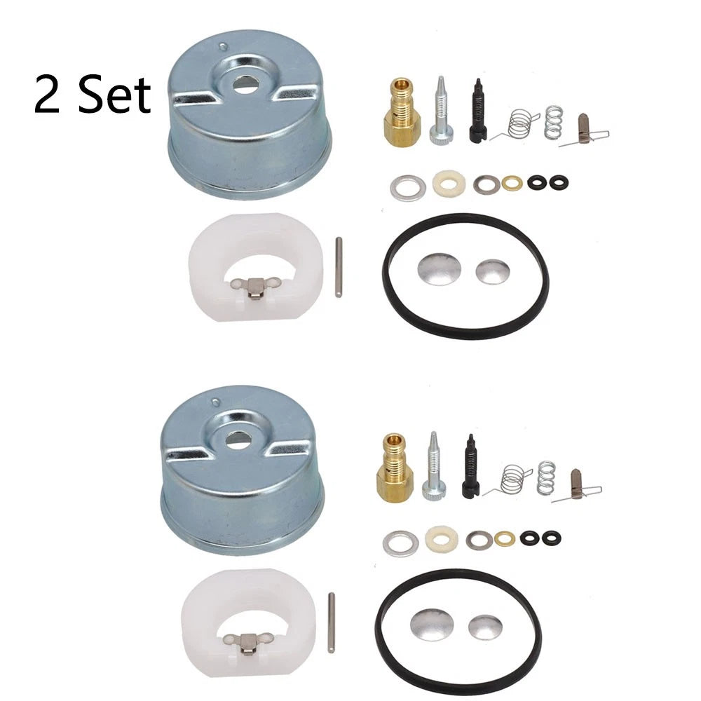 Set of 2 Carburetor Float Bowl Rebuild Kit for Tecumseh (632347, 632622, 632019A, 631700)