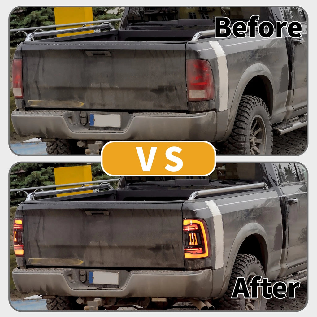 OLED Tail Lights Assembly Pair Replacement for Ram 1500 2500 3500 (2009–2018)