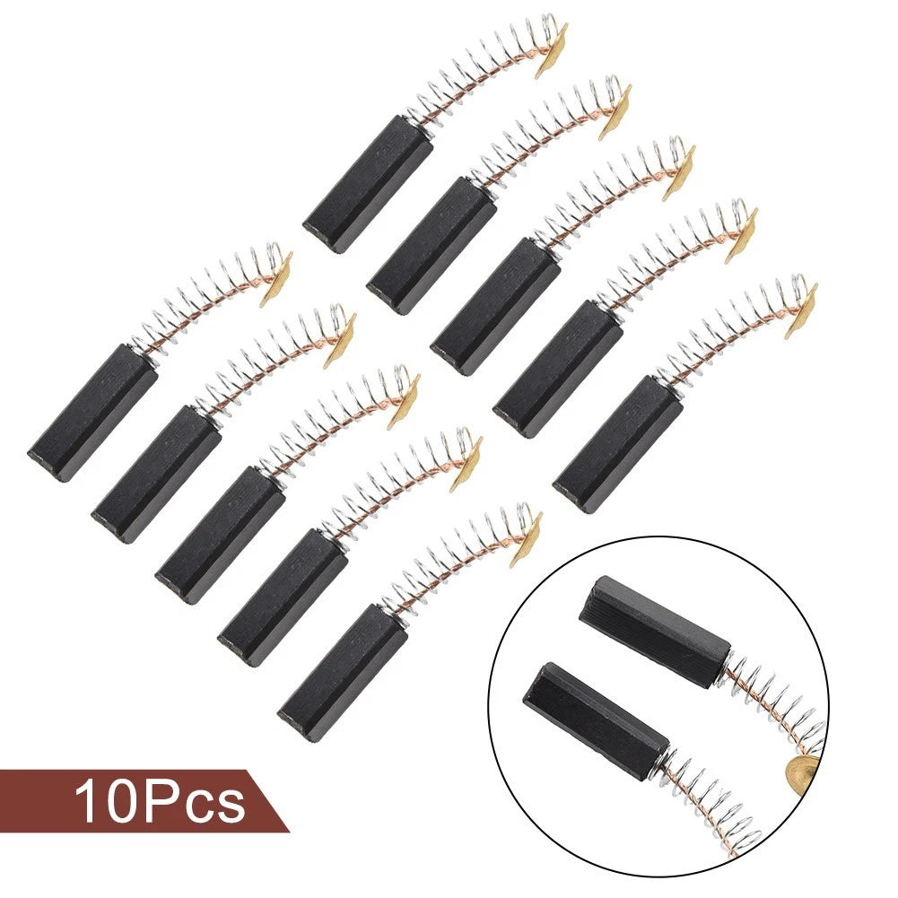 10pc Motor Brushes for Power Tool (6x6x20mm)