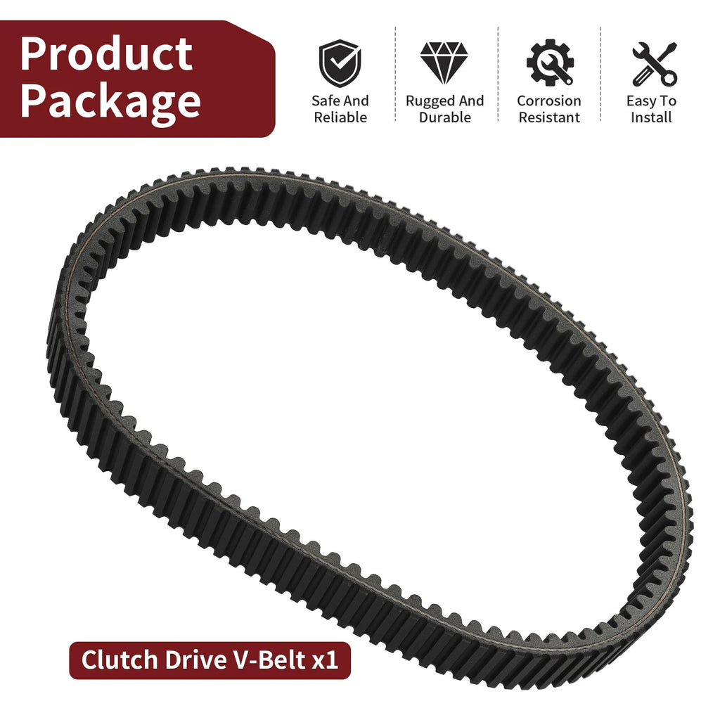 Clutch Drive V-Belt B4J-17641-00-00 for Yamaha Wolverine RMAX2 RMAX4 (2021–2024)