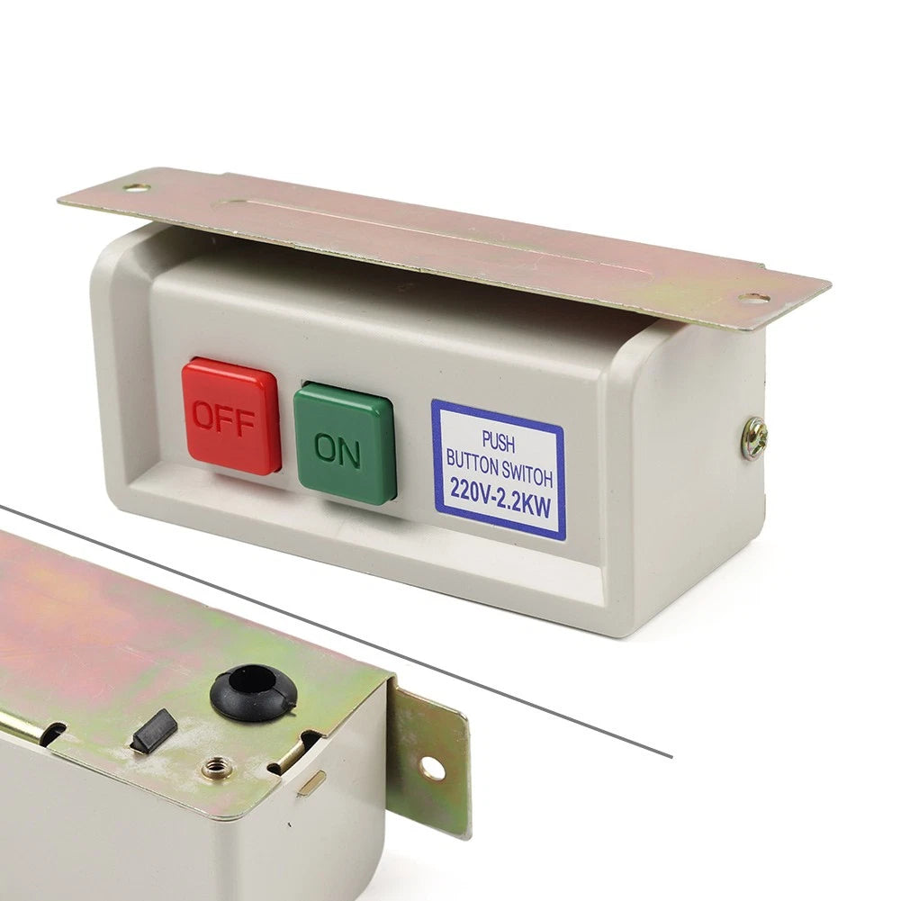 Push Button On/Off Switch for Industrial Sewing Machine Motor 220V