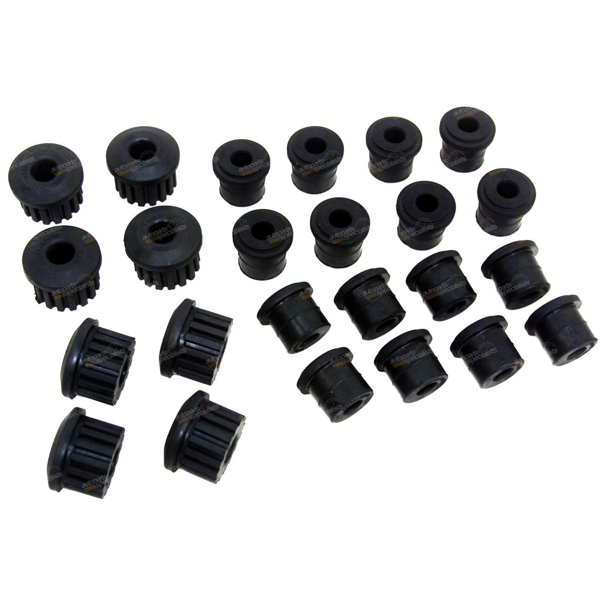 Rubber Leaf Spring Bush Kit for Sierra SJ410 SJ413 LJ50 LJ80 MG410 (1979–1990)