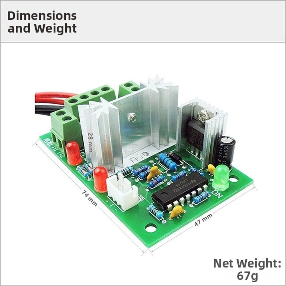 PWM Motor Controller 120W for DC Motors 10V to 30V (Forward Reverse)