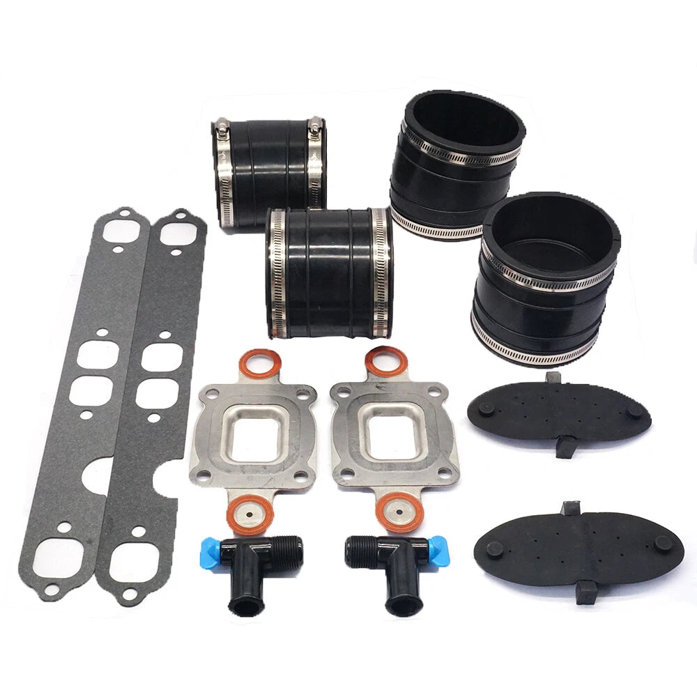 Exhaust Manifold Gasket Kit for Mercruiser (27-33395B, 32-44348, 807166A1)