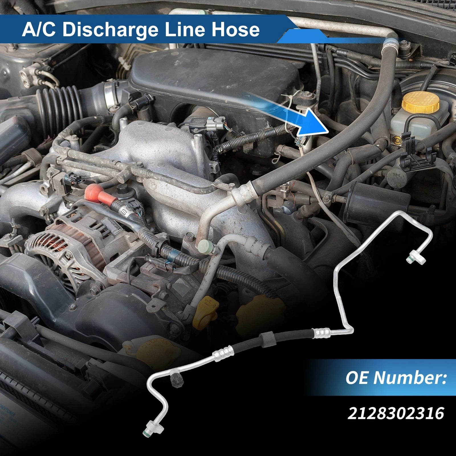 A/C Refrigerant Liquid Hose for Mercedes-Benz E-Class (2009–2016)