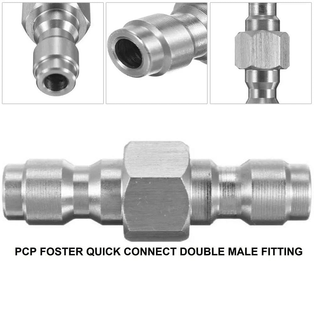 Double Male Quick Connect Adapter for Gas Cylinder Kit
