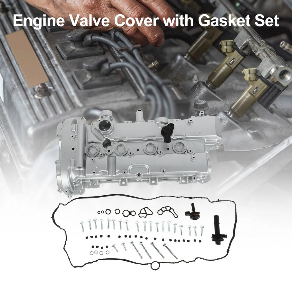 Front Engine Valve Cover with Gasket Replacement for Chevrolet Malibu (2013–2022)