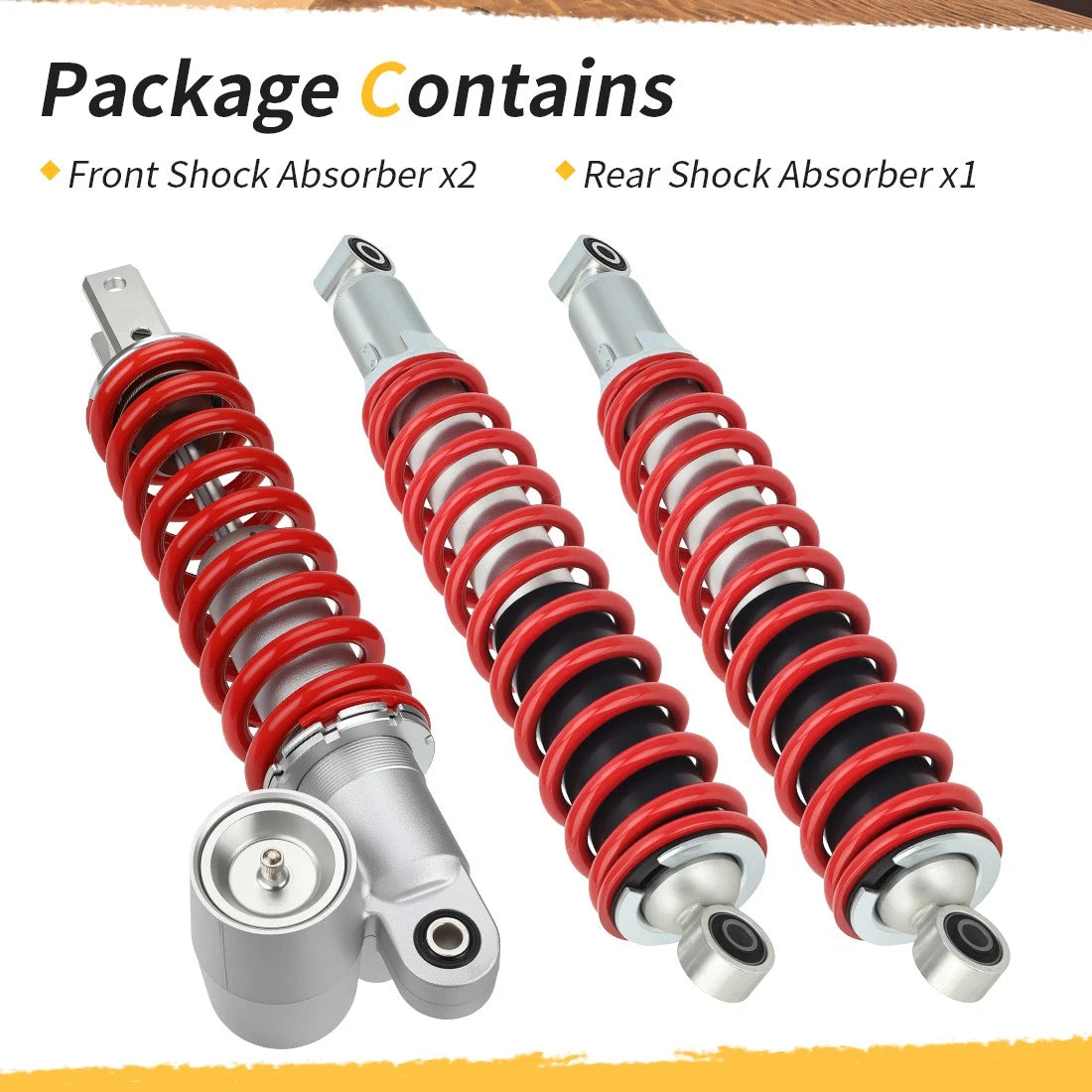 Front Rear Shock Absorber for Honda Sportrax TRX400EX/TRX400X (1999–2014)