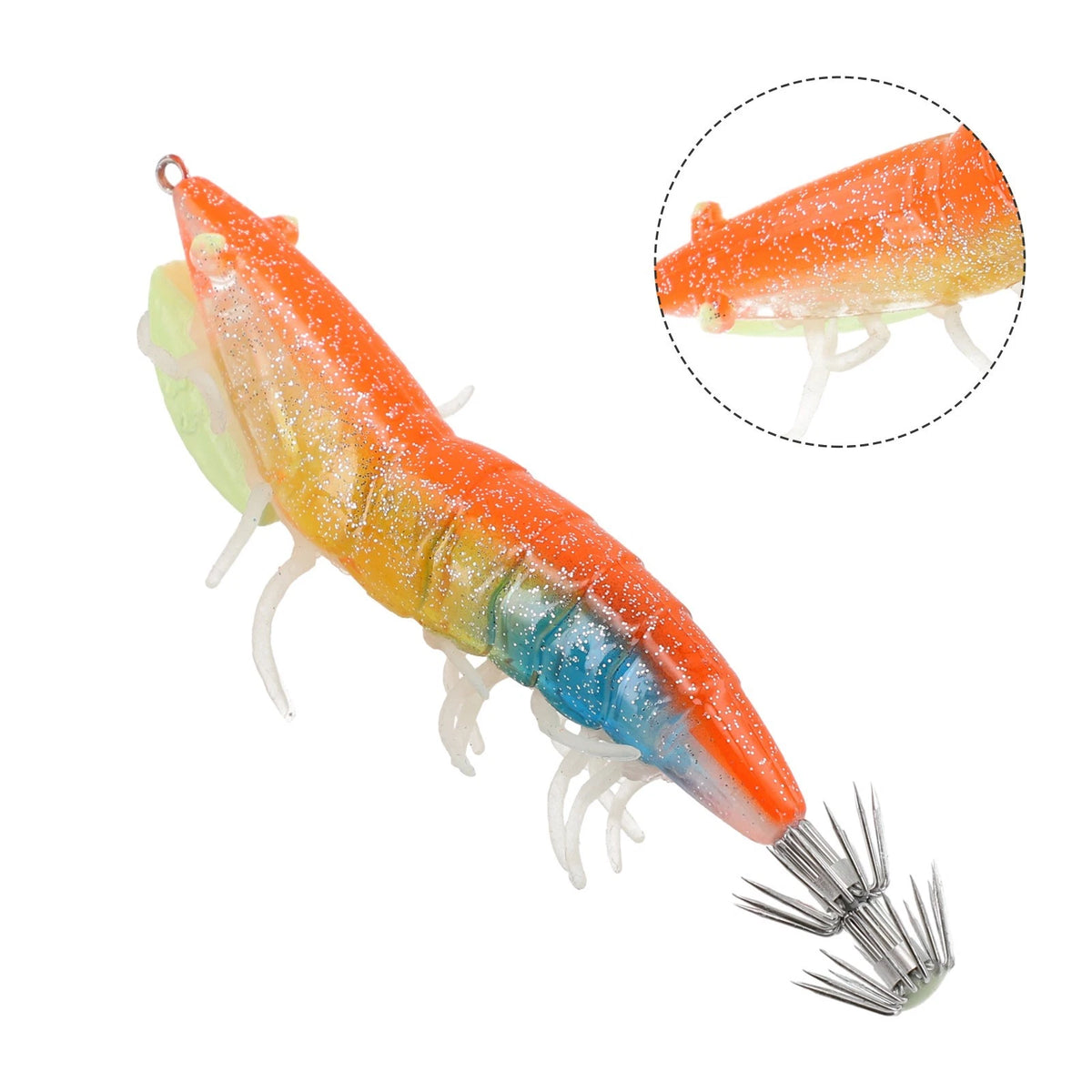 Luminous Egi Lure for Squid Jigging and Eging