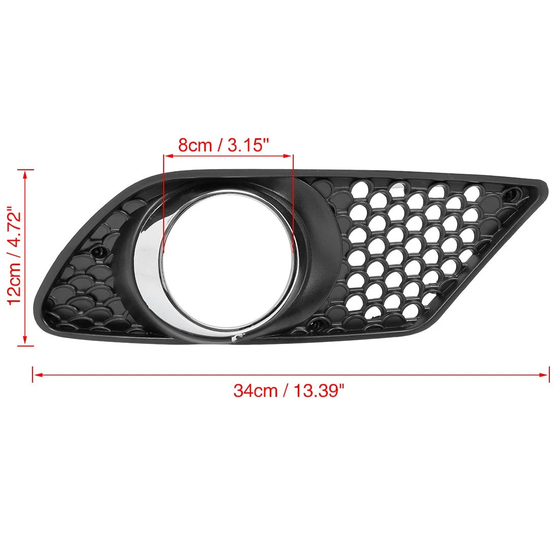 Front Right Fog Light Grille Replacement for Mercedes C350 (2008–2011)