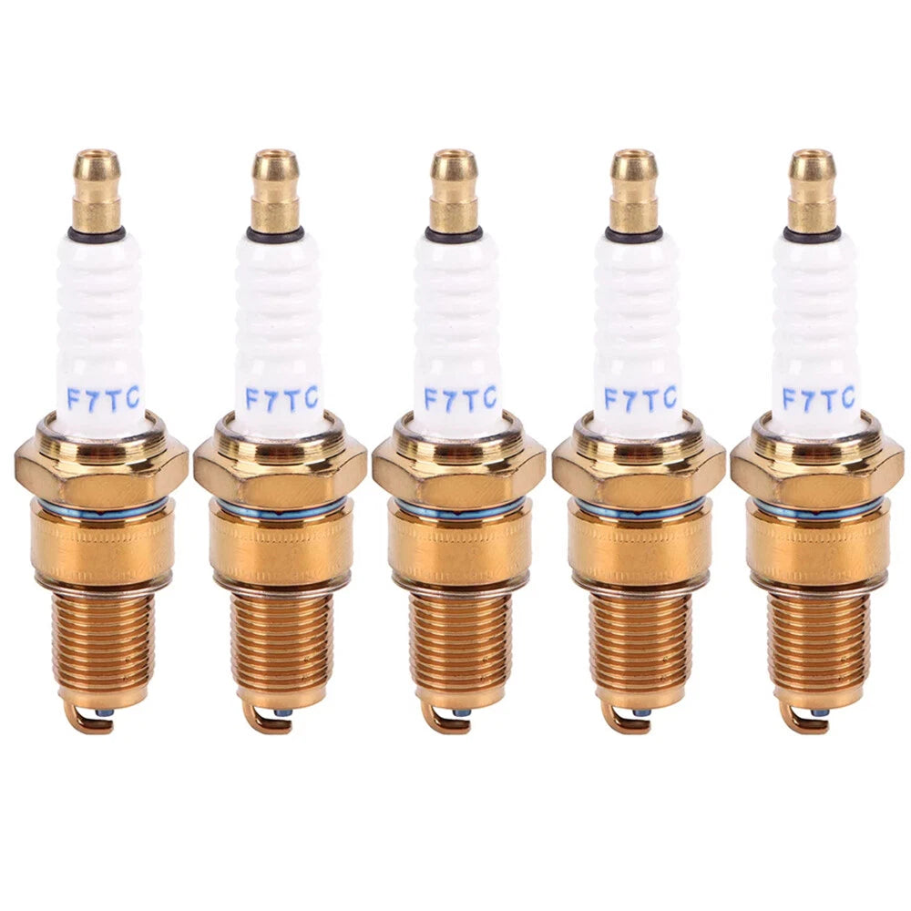 5Pcs F7TC Spark Plug for Honda GX120 GX160 GX200 GX240 GX270 GX340 (N/A)