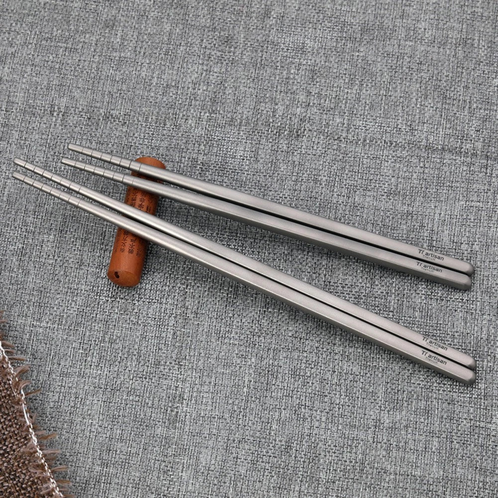 Non Slip Titanium Chopsticks for All Meals