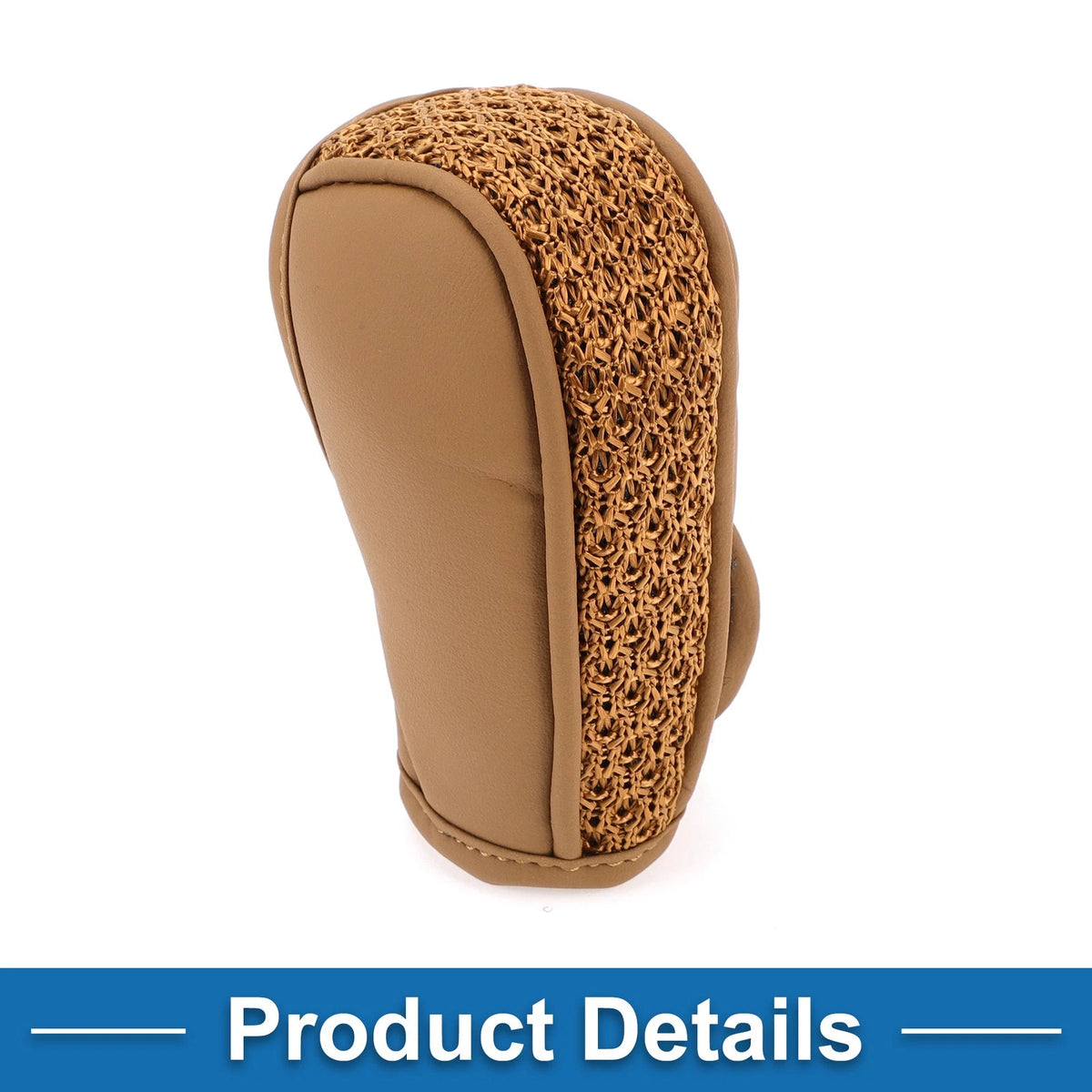 1 Pc Manual Gear Shift Knob Cover for Universal SUV Truck (Black, Brown)