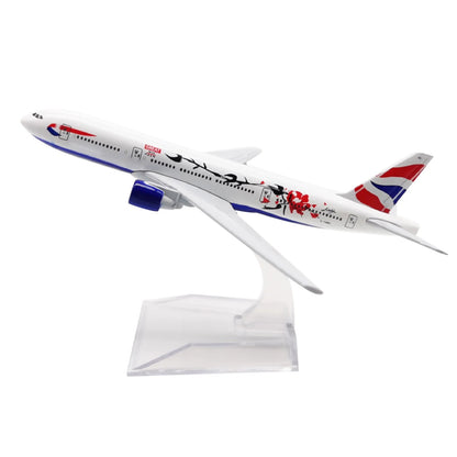 Alloy Aircraft Model Display for Airbus 777 (B777)