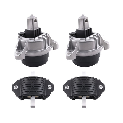4PCS Engine Motor & Trans Mount Set for BMW F10 528i (2010–2016)