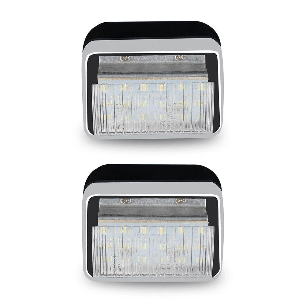 2X White LED License Plate Light for Mazda CX-5 (2013–2014) CX-7 (2007–2012)