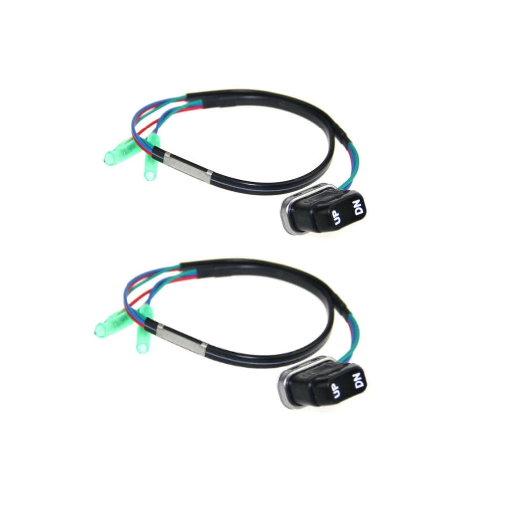 2Pcs Trim Tilt Switch for Yamaha Outboard Motors (703-82563-02-00, 703-82563-00)