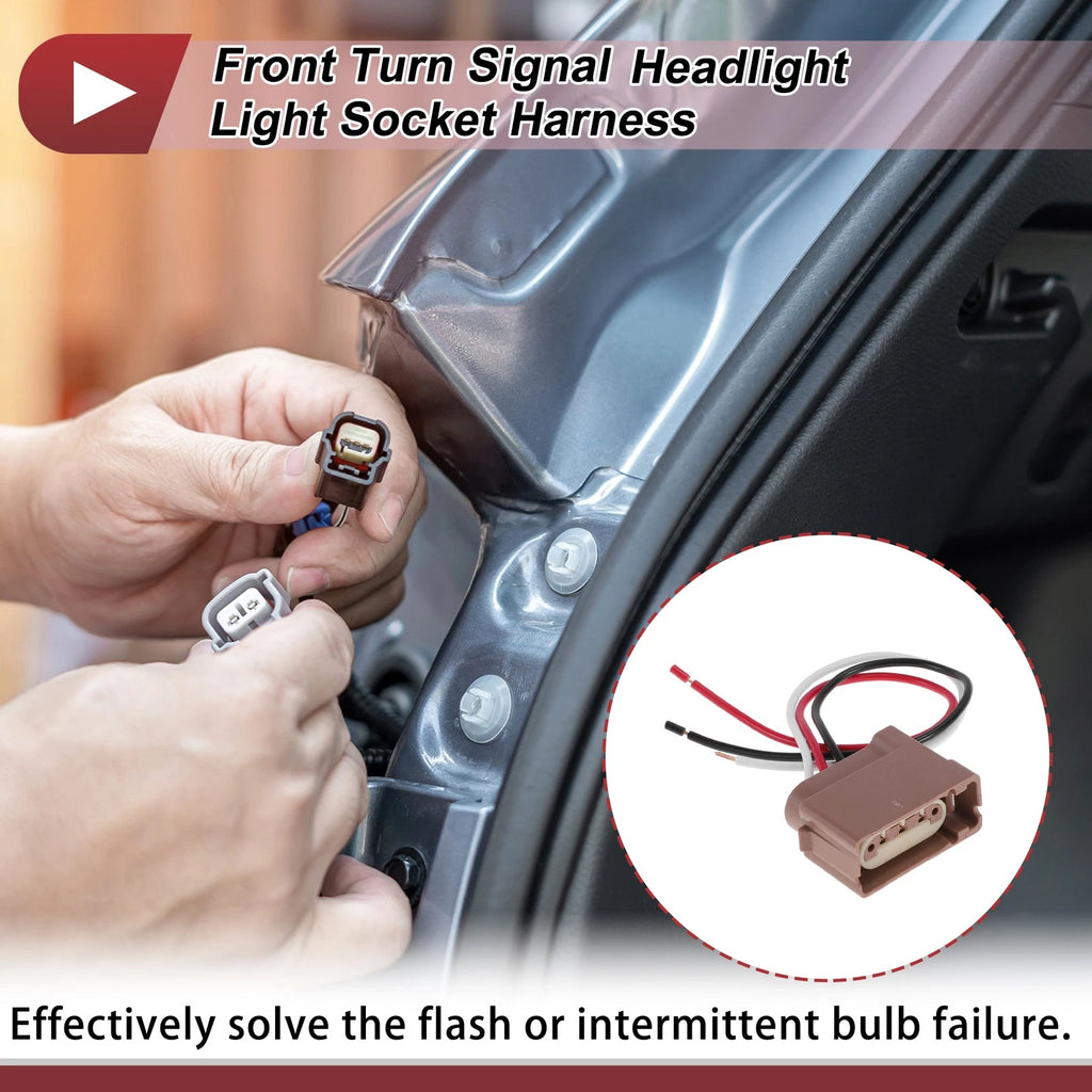 Front Turn Signal Light Socket Wiring for Ford (No.ZFC02280UA)