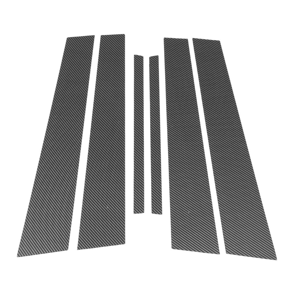 6 Pcs Door Pillar Window Trim Replacement for Honda Accord (2008–2012)