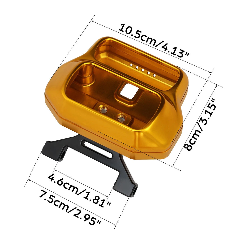 Handlebar Riser Gauge Mounting Bracket for Harley Softail Fat Boy (2018–2025)