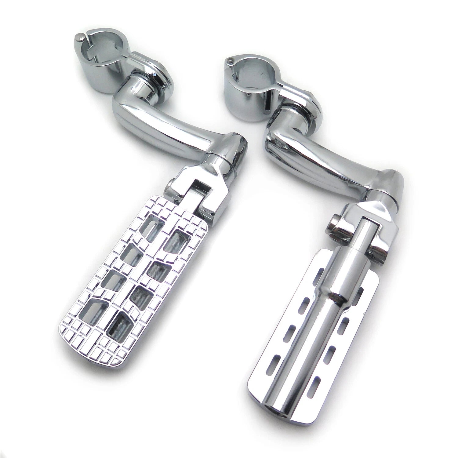 CNC Dominator Foot Peg Rest 32mm Arched Clamp 1.25" for Harley Road Glide (2015–2023)