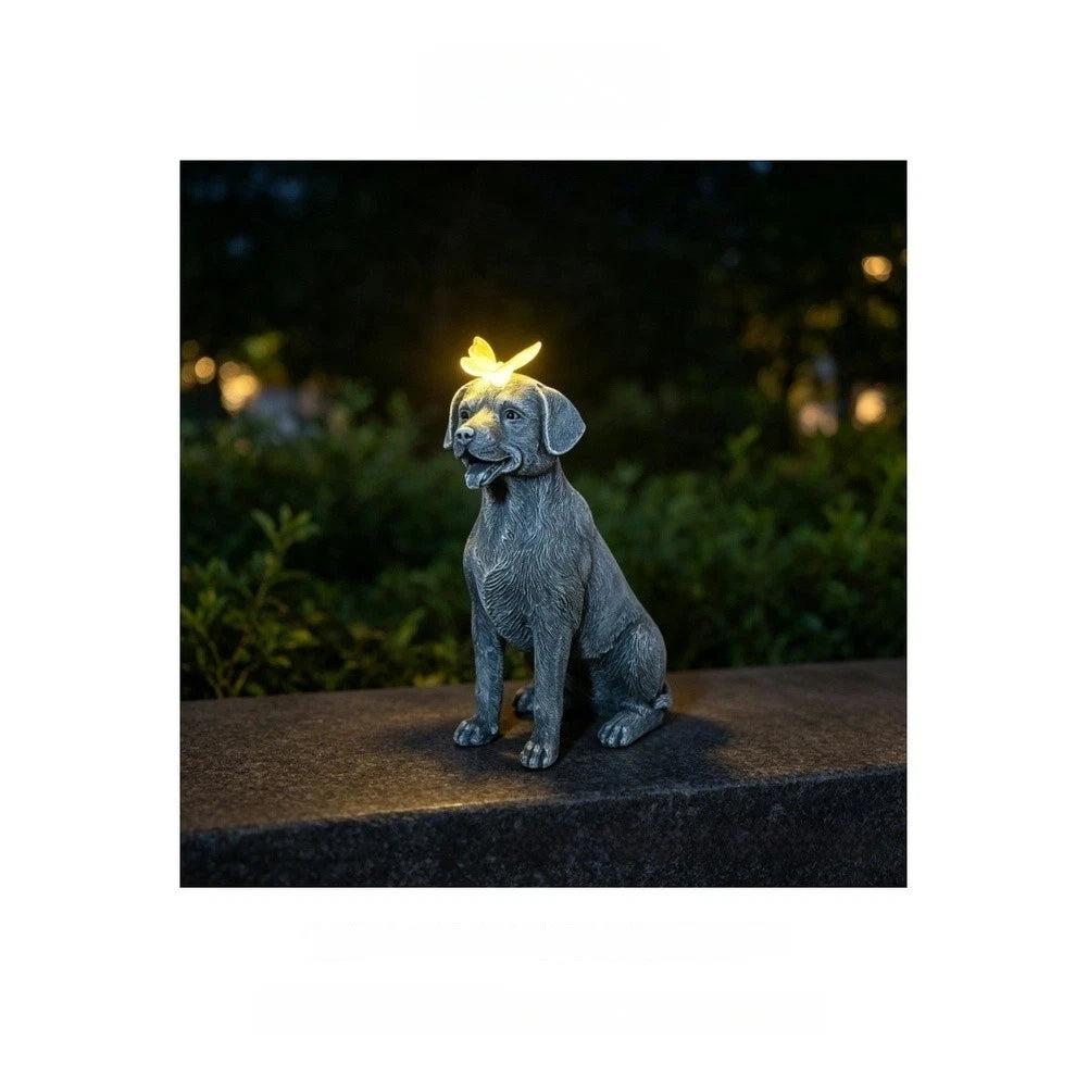 Solar Light for Labrador (Outdoor Garden Decor)