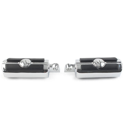 Foot Pegs for Harley-Davidson (Fit 10mm, Chrome, Pair)