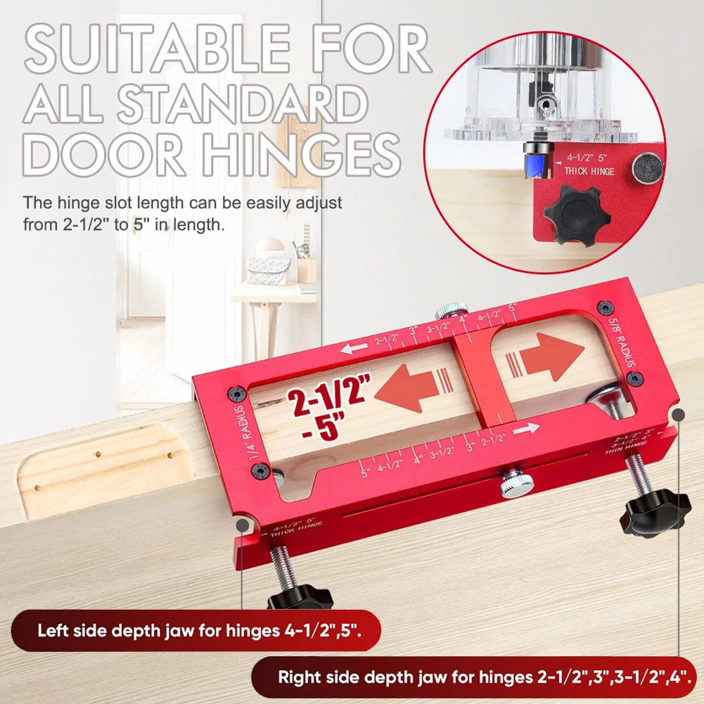 Compact Door Hinge Locator Kit for Quick and Accurate Mounting