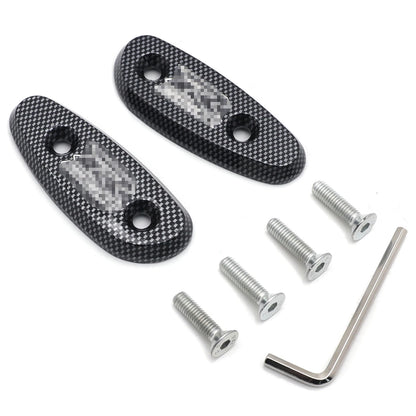 Mirror Block Off Base Plates for Suzuki GSX-R 600 750 1000 (2001–2004) Carbon