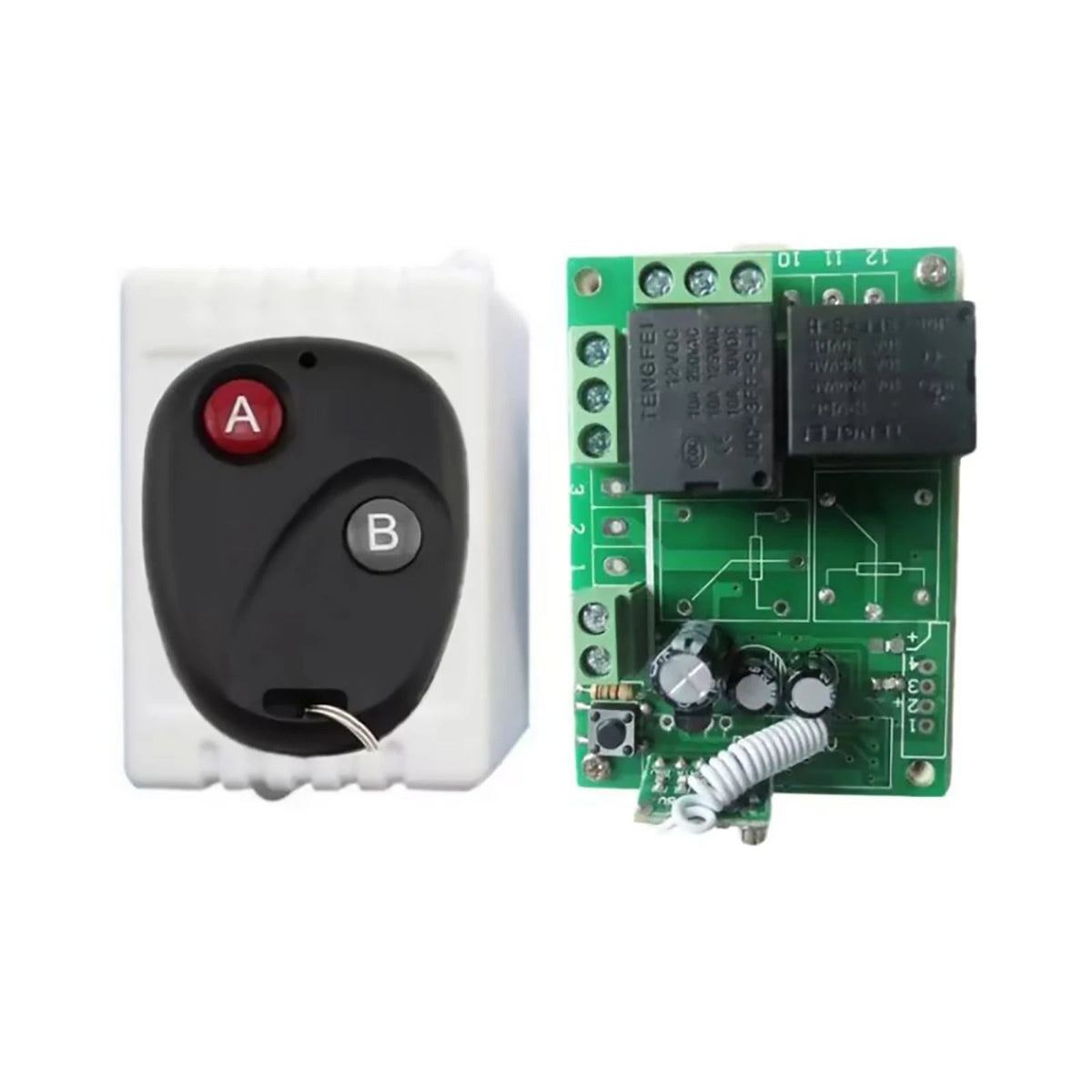 Wireless Remote Control Switch & Relay Receiver for DC12V Vehicles (2010–2023)