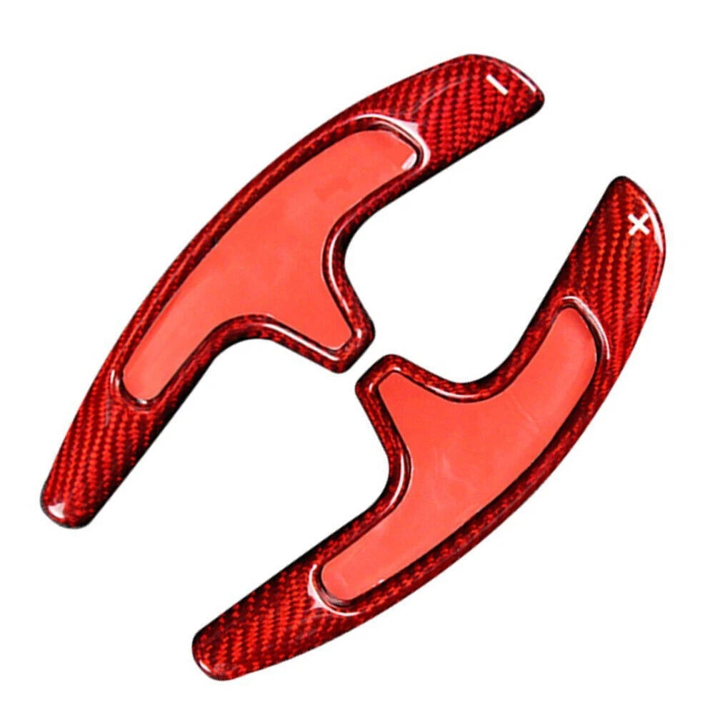 Shift Paddle Extension for Porsche Boxster 991/Cayman 981 (2012–2019) Red Carbon